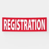 Anmeldeformular für Veranstaltung oder Konferenz Banner (Horizontal)