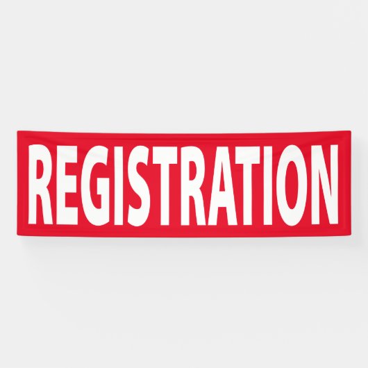 Anmeldeformular für Veranstaltung oder Konferenz Banner (Horizontal)