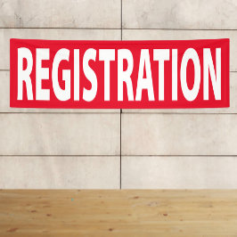 Anmeldeformular für Veranstaltung oder Konferenz Banner