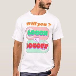 Anmelden oder Abmelden Arbeiten hart an Computern T-Shirt