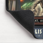 Anmeldepflichtige wütende Genie-Mausunterlage Mousepad (Ecke)