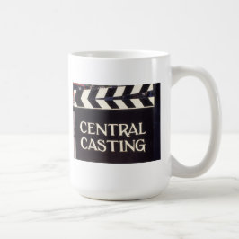 Anmeldung auf Englisch CENTRAL CASTING Kaffeetasse