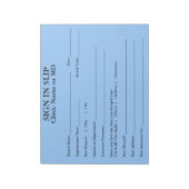 Anmeldung für Privatanwender in Slips Notepad (Sky Notizblock (Rotiert)