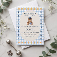 Anmeldung zum Streicheldienst Polizei-Baby-Shower