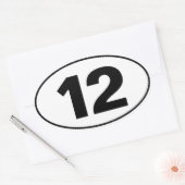 ANMERKUNG 12 OVALER AUFKLEBER (Umschlag)