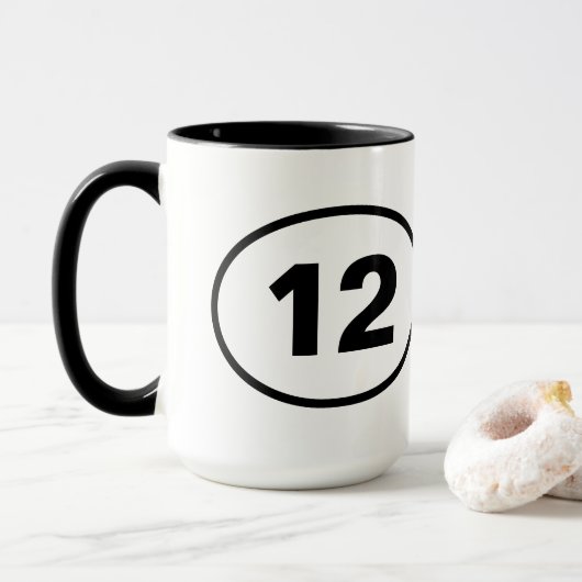 ANMERKUNG 12 TASSE (Mit Donut)