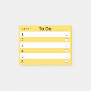 Anmerkung 4 x 3 TODO Post-it Klebezettel