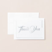 Anmerkung: danke-Mini-Größe Folienkarte (Vorderseite mit Umschlag)