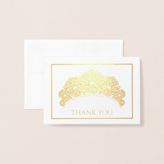 Anmerkung: danke-Mini-Größe Folienkarte (Vorderseite mit Umschlag)