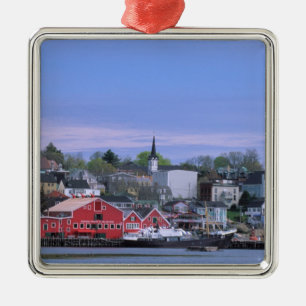 ANMERKUNG Kanada, Nova Scotia. Blick auf Lunenburg Ornament Aus Metall