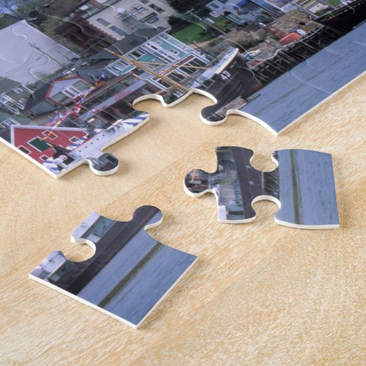 ANMERKUNG Kanada, Nova Scotia. Blick auf Lunenburg Puzzle (Seite)