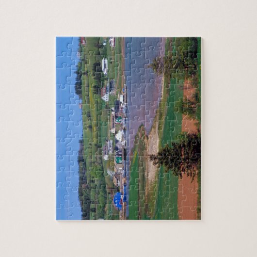 ANMERKUNG Kanada, Prinz Edward Island. Boote sind Puzzle (Vertikal)