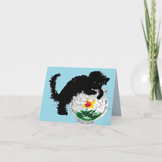 Anmerkung Karte Katze - Fischerei (Vorderseite)