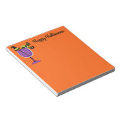 Anmerkung Pad-Halloween-Hexe Notizblock (angewinkelt)