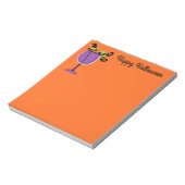 Anmerkung Pad-Halloween-Hexe Notizblock (Rotiert)