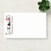 Anmerkung Pad nach dem Ende - Reihe von Katzen Post-it Klebezettel (Büro)