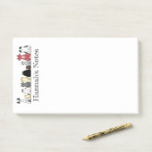 Anmerkung Pad nach dem Ende - Reihe von Katzen Post-it Klebezettel (Auf Schreibtisch)