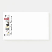 Anmerkung Pad nach dem Ende - Reihe von Katzen Post-it Klebezettel (Vorderseite)