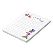 Anmerkung Pad Nummer vier Notizblock (Rotiert)