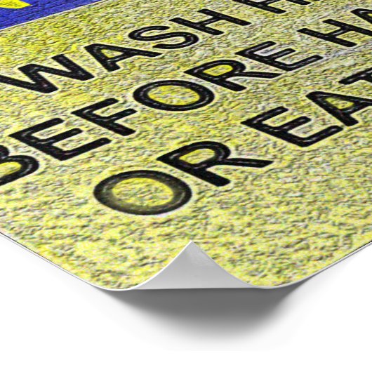 ANMERKUNG POSTER/SIGN POSTER (Ecke)