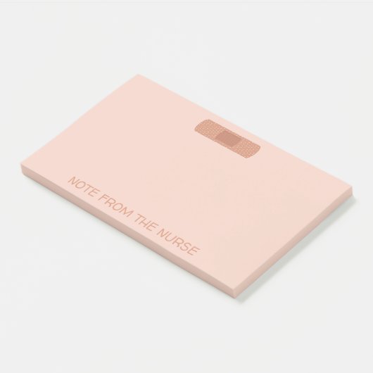 Anmerkung vom Krankenschwester-Verband Post-it Klebezettel (angewinkelt)