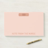 Anmerkung vom Krankenschwester-Verband Post-it Klebezettel (Auf Schreibtisch)
