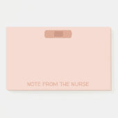Anmerkung vom Krankenschwester-Verband Post-it Klebezettel (Vorderseite)
