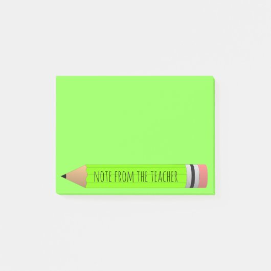 Anmerkung vom Lehrer Post-it Klebezettel (Vorderseite)