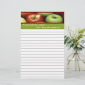 Anmerkung von Lehrer-personalisiertem Briefpapier (Stehend Vorderseite)