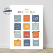 Anmerkung zu Selbst 18"X24" Poster