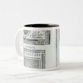 Anmerkungen der kontinentalen Währung Zweifarbige Tasse (Vorderseite Links)