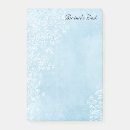 " Anmerkungen des Post-Itblaues 4x6 Post-it Klebezettel