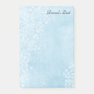 " Anmerkungen des Post-Itblaues 4x6 Post-it Klebezettel