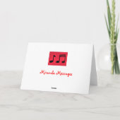 Anmerkungen des Quartetts Karte (Rückseite)