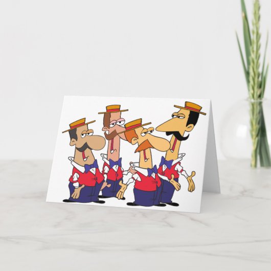 Anmerkungen des Quartetts Karte (Vorderseite)