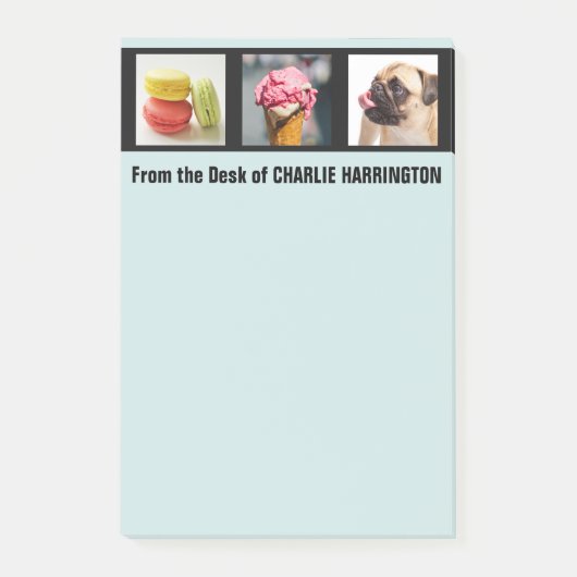 Anmerkungen IHRES FOTOS, TEXT u. Post-it Klebezettel (Vorderseite)