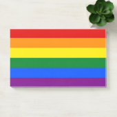 Anmerkungen mit der Flagge "Pride Rainbow" für LGB Post-it Klebezettel (Büro)