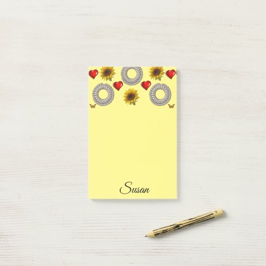 Anmerkungen nach dem Abschluss Post-it Klebezettel (Auf Schreibtisch)