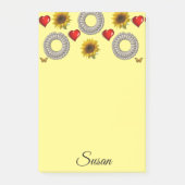 Anmerkungen nach dem Abschluss Post-it Klebezettel (Vorderseite)