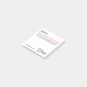 Anmerkungen nach dem Abschluss Post-it Klebezettel (angewinkelt)