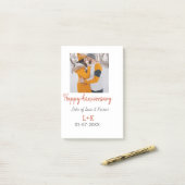 Anmerkungen nach dem Abschluss Post-it Klebezettel (Auf Schreibtisch)