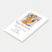 Anmerkungen nach dem Abschluss Post-it Klebezettel (angewinkelt)