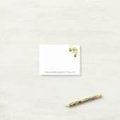 Anmerkungen nach dem Abschluss Post-it Klebezettel (Auf Schreibtisch)