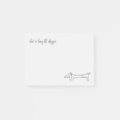 Anmerkungen nach dem IT-System, 4" x 3" Post-it Klebezettel (Vorderseite)