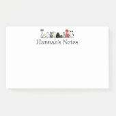 Anmerkungen - Reihe Katzen Post-it Klebezettel (Vorderseite)
