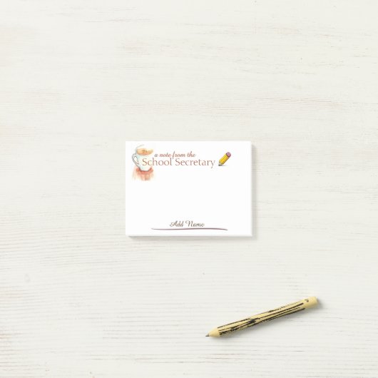 Anmerkungen Schulsekretär-Post-It Post-it Klebezettel (Auf Schreibtisch)