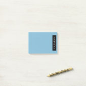 Anmerkungen - schwarzes Logo-Recht Post-it Klebezettel (Auf Schreibtisch)