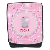 Anmerkungen und runde Tastatur mit Elephant Rucksack (Vorderseite)