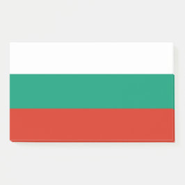 Anmerkungen unter der Flagge Bulgariens Post-it Klebezettel