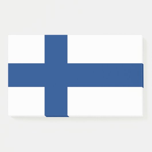 Anmerkungen unter der Flagge Finnlands Post-it Klebezettel (Vorderseite)